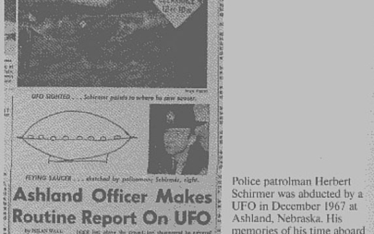 The Mysterious Alien Abduction Of Police Officer Herbert Schirmer